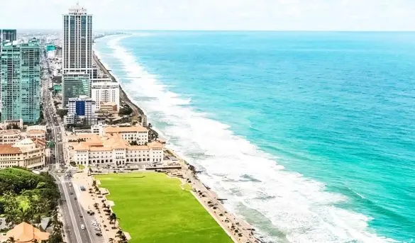 Galle Face Green seafront