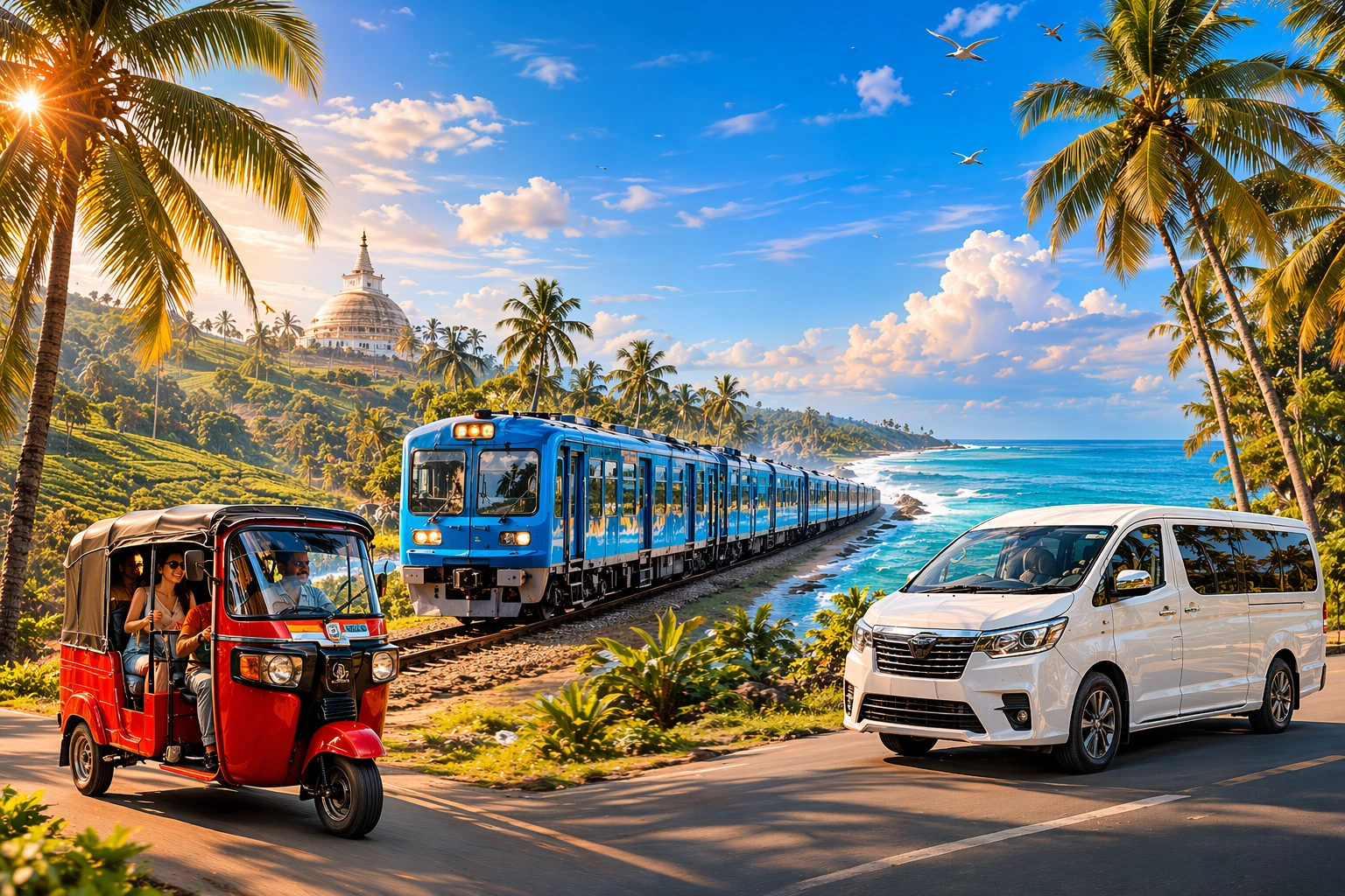 Getting Around Sri Lanka: Trains, Tuk-Tuks & Private Drivers